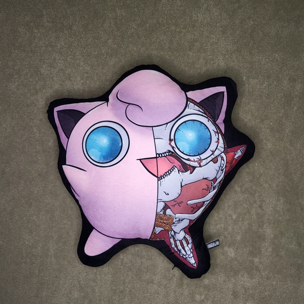 Custom Jigglypuff Pokémon Anatomy Pillow Plush | Dark